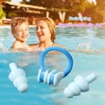 thumbnail image 4 of Tapones para los oídos de natación de verano suaves a prueba de agua + Kits de clip para la nariz Suministros de buceo para nadar, 4 of 4