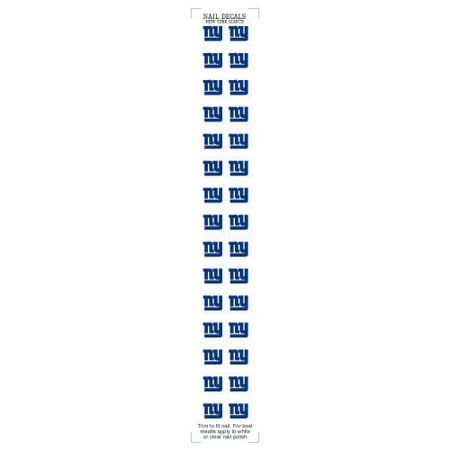 New York Giants Nail Sticker Decals (2 Pack)