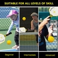 thumbnail image 4 of SIISLL 6-Pack Premium Pickleball Balls – 40-Hole Design for Indoor & Outdoor Play, Tournament-Grade Pickleballs with Carry Bag, High Bounce, True Flight & Perfect Balance, 4 of 7