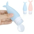 thumbnail image 4 of Botellas de silicona reutilizables para gel de ducha y loción, compactas para viajes de negocios, ideales para viajar, 4 of 8