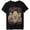 Black, variant on Men Women Crew Neck Short Sleeve T‑Shirt Dolly Legend Memorial Graphic Print Casual Music Fan Tribute Tee Tops