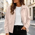 thumbnail image 7 of Women's Faux Suede Bomber Jacket Casual Pilot Coat Oversized Spring Fall Batwing Long Sleeve Streetwear Outwear Beige XL, 7 of 7