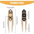 thumbnail image 2 of 2Pcs Shoulder Epaulettes Alloy Chain Tassel Epaulettes Gold Epaulet Fringe Shoulder Badge Detachable Shoulder Badge Epaulettes Shoulder with Pins for DIY Jacket Blazer Unifor DIYm, 2 of 6
