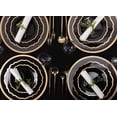 thumbnail image 5 of PLASTICPRO Elegant Plastic Dinner Plates Black & Gold Contemporary Plastic Silverware, 128 Pack, 5 of 7