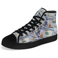 thumbnail image 5 of Aidianart Womens Dollar High Top Shoes High Top Canvas Sneakers Size 14.5, 5 of 5