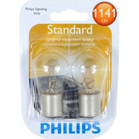 Philips Standard Miniature 1141, Clear, Twist Type, Always Change In Pairs!