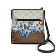thumbnail image 2 of Kuiaobaty Butterfly Print Vegan Leather Crossbody Bag for Women, Medium Size Waterproof Sling Handbag Crossbody, Casual Durable Shoulder Purse with Adjustable Strap for Travel, 2 of 7