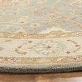 thumbnail image 3 of SAFAVIEH Antiquity Chanelle Oriental Wool Area Rug, Blue/Ivory, 8' x 8' Round, 3 of 10