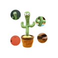 thumbnail image 2 of Bailarina de peluche con forma de cactus con repetidor de voz y música para niños, 2 of 2