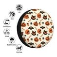 thumbnail image 5 of XMXY Orange Skull Bat Bones Spare Tire Cover, Universal Waterproof Cover for Jeep RV Tire Wheel Protection, 17 inch, 5 of 8