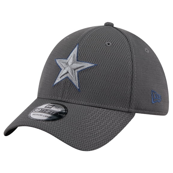 Men's New Era Graphite Dallas Cowboys Main 39THIRTY Flex Hat