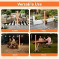 thumbnail image 2 of Yardmaster Pellet Rocket, Smokeless Patio Heater, 430 Stainless Steel Pellet Atmosphere Torch, Upgraded Ash Box & tripod Base, for Outdoor Patio Camping and Pooling, 2 of 7