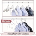 thumbnail image 4 of Metal Hangers - 20 Pack, Wire Coat & Clothes Hangers, 4 of 4