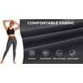 thumbnail image 5 of Rosvigor Womens Yoga Leggings Pants No Front Seam High Waisted Workout Leggings Tummy Control Yoga Pants for Gym Running, 5 of 7
