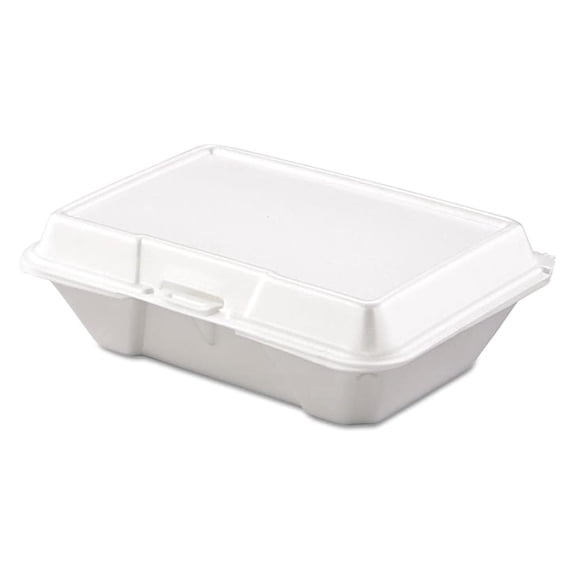 205HT1 Carryout Food Container Foam 1-Comp 9 3/10 x 6 2/5 x 2 9/10 200/Carton