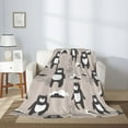 thumbnail image 2 of Throw Blanket for Couch Sofa and Bed, Cartoon bear brown Super Soft Plush Throw Blanket, Fuzzy Cuteness Comfy Warm Washable Flannel Blanket & Throws for All Season 40"x30", 2 of 5