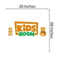 thumbnail image 3 of KIDS ROOM - Adhesive Home Lettering Art Kids Room Decoration Multicolored Kids Toys Teddy Bear Alphabet Letter Cubes Design Kids Playroom Vinyl Wall Decal 20" x 8", 3 of 5
