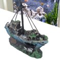 thumbnail image 4 of Decoración De Barco De Acuario, Adorno De Naufragio Fácil De Limpiar Seguro Para Pecera Casera ANGGREK Otros, 4 of 8