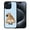 French Bulldog Butt Looking Back, variant on WIRESTER Shockproof Soft Rubber Cover Case for Apple iPhone 15 Pro Max 6.7" 2023, Rottweiler Dog Lying Down Looking Up On Light Blue Background