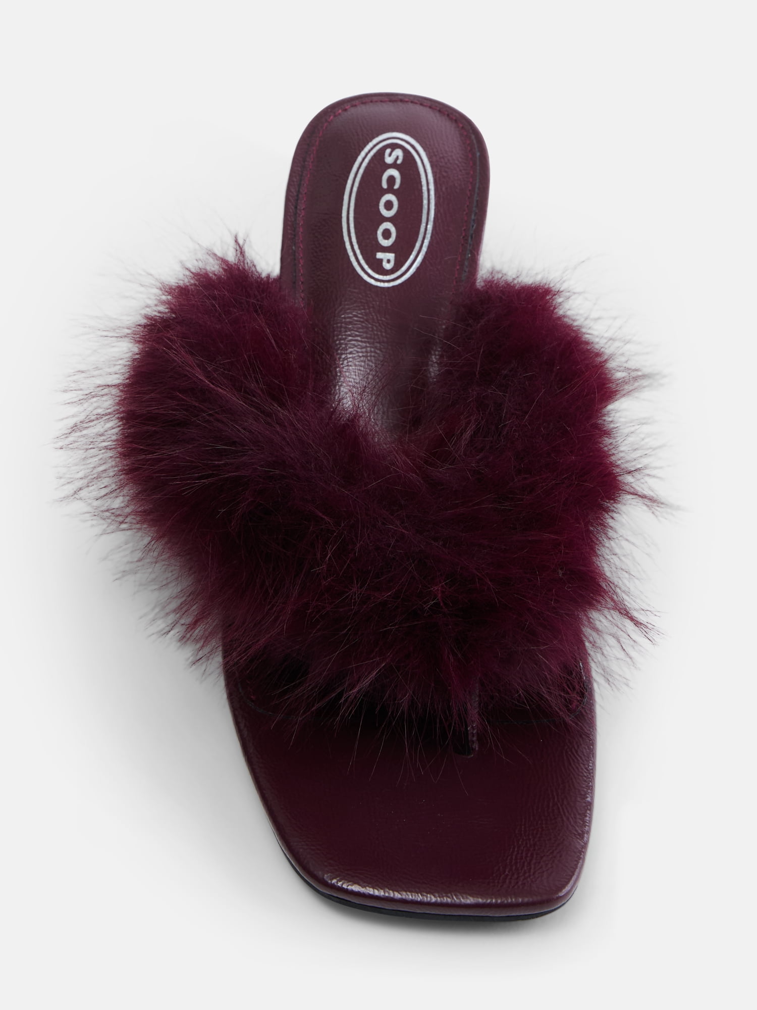 Scoop Women's Faux Fur Kitten Heels