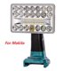 thumbnail image 1 of Para Makita DEWALT para Craftsman Black decker Milwaukee Bosch Linterna LED de 5 Pulgadas 2000 Lúmenes 18V para Interiores y Exteriores Foco con Luz de Trabajo USB, 1 of 16