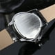 thumbnail image 5 of Reloj de pulsera mecánico automático para hombre con correa de PU (negro y plateado), 5 of 5