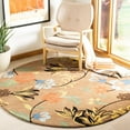 thumbnail image 2 of SAFAVIEH Soho Heath Floral Wool Area Rug, Brown/Multi, 3'6" x 5'6", 2 of 9
