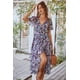 thumbnail image 5 of Vestido PRETTYGARDEN Floral Boho Cruzado con Escote en V Maxi XL, 5 of 7