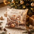 thumbnail image 6 of Christmas Pillow Covers Decorative Throw Pillow Cases Washable Cushion Case for Sofa Couch Bedroom Living Room Home Decor, 6 of 6