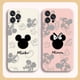 thumbnail image 2 of Case For iPhone 14 13 12 11 Pro XS Max Mini X XR 7 8 6 6S Plus Colour Simple Liquid Silicone Case Anime Cute Mickey Minnie Mouse, 2 of 5