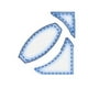 thumbnail image 4 of Fan Quilt Template Cutting Ruler Set - 3PCS Bouquet Quilt Template Set, 4 of 7