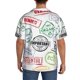 thumbnail image 3 of Balery Stamp Set Collection Camisa Casual de Manga Corta con Botones para Hombre, Texturizada, Estilo Cubano, para Playa, Verano-Small, 3 of 5