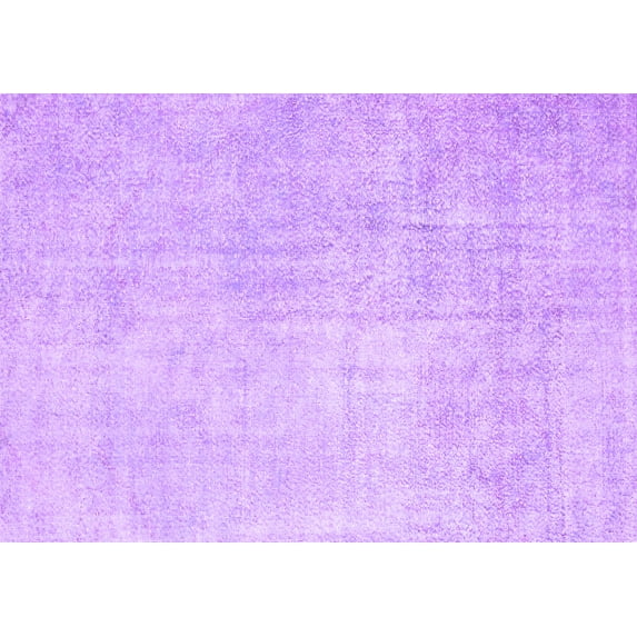 Ahgly Company Indoor Rectangle Abstract Purple Contemporary Area Rugs, 3' x 5'