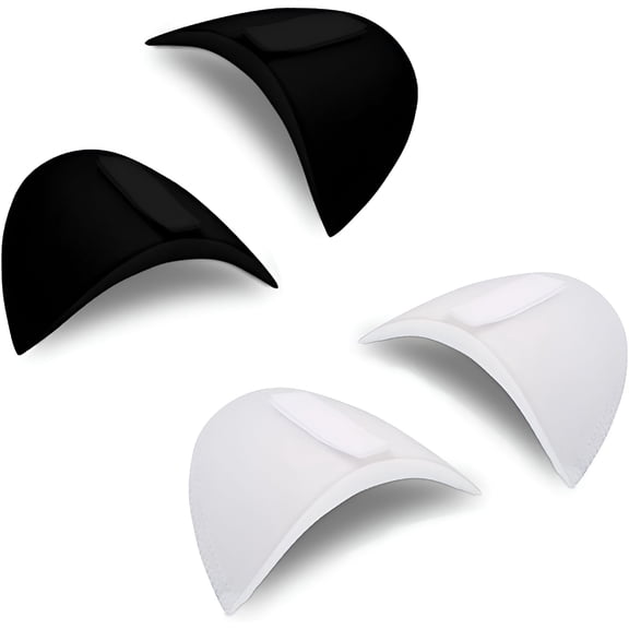 DESIGNICE 2Pairs Foam Sponge Shoulder Pads,Shoulder Pads for Women Clothing Foam Sponge,Bra Shoulder Strap Cushion,Shoulder Protectors Bra Strap Cushions,Womens Shoulder Pads for Jacket Blazer