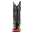 thumbnail image 3 of FERRINI Men's American Alligator Stallion Square Toe Black Western Boots, Size: 11.5-D, 3 of 6