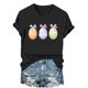 thumbnail image 2 of Haivin Women Casual Short Sleeve Blouse T Shirt Round Neck Easter Printed Shirts 2026 Summer Fashion Loose Tops, 2 of 6