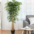 thumbnail image 3 of 12Pcs Artificial Bamboo Charming Eco-friendly Plastic Fantastic Decor Simulation Bamboo for Table, 3 of 9
