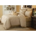 thumbnail image 2 of Michael Amini Carlton 10-piece Jacquard Fabric King Comforter Set in Ivory, 2 of 2