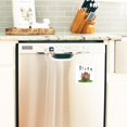 thumbnail image 4 of Double Sided Clean Dirty Dishwasher Magnet, Fun Puppy Dog Artwork, 4.5" x 4.5" Reversible Flexible Glossy Waterproof Vinyl Magnetic Dish Washer Flip Indicator Sign, Easy to Clean, Made in USA, 4 of 5