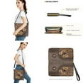 thumbnail image 3 of ZUXONGSY Horse Sunflower Print Multifunctional Bucket Bag Purse and Wallet Set for Women, Multipurpose Crossbody Handbag with Leather Wallet for Daily Use Travel, 3 of 4