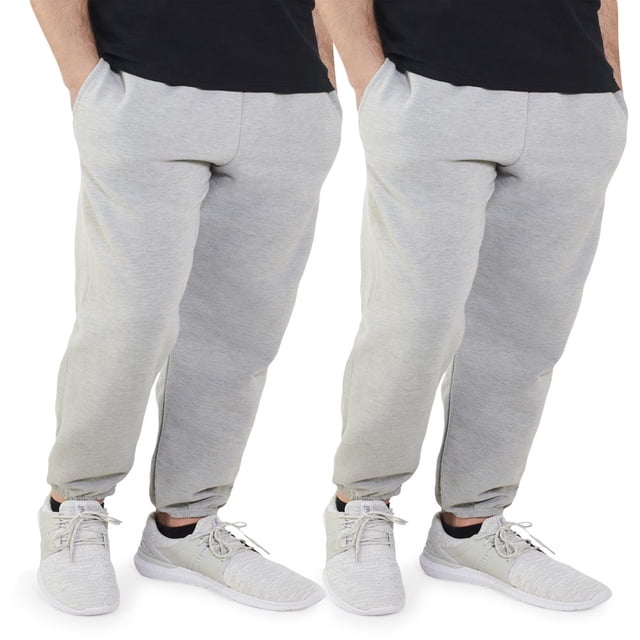 Pantalons de Survêtement en Molleton pour Hommes EverSoft, Lot de 2