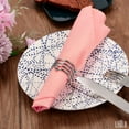 thumbnail image 3 of 8Pcs Napkin Ring Kitchen Table Set - Silverware Napkin Rings for Table Setting Kitchen Table Thanksgiving Napkin Rings - Napkin Holder Kitchen Set Dining Table for Wedding Dinner Table Decor Simple, 3 of 5