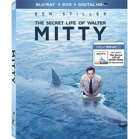 The Secret Life Of Walter Mitty (Walmart Exclusive) (Blu-ray + DVD + Digital HD + Soundtrack)