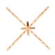 thumbnail image 3 of Yarn Swift Khaki Reusable Yarn Rack with Elegant Wood Aesthetic for Home Use, 3 of 5