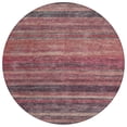thumbnail image 2 of Addison Rugs Chantille Indoor/Outdoor Transitional Stripes Paprika Washable Round Rug, 8' x 8', 2 of 6