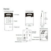 Seco-Lam E-922CPQ Enforcer Automatic Voice Dialer, 6 Phone Numbers & 3 Trigger Inputs