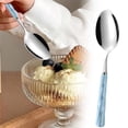 thumbnail image 2 of Forks And Spoons with Ceramics Handle, Stainless Steel Utensils Dessert Spoons And Forks Set, Cutlery Set with Flower Pattern, Flatware Sets for Home Restaurant And Kitchen by WEIWEIGG, 2 of 7