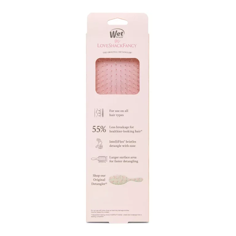 LOVESHACKFANCY PADDLE BRUSH IN HAND Goody x Love Shack Fancy Paddle Detangler Wet Brush  main image 3