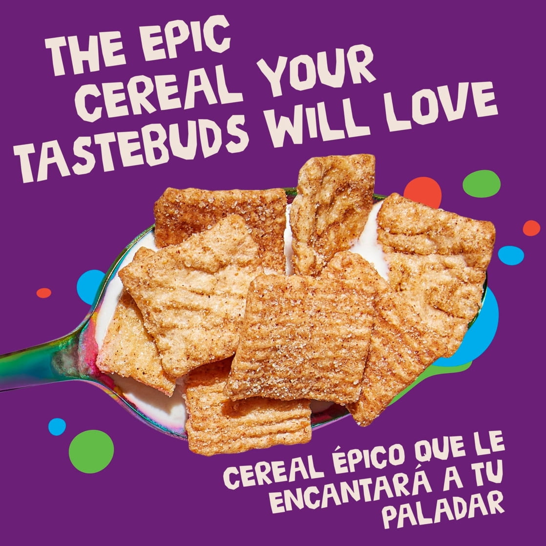 (8 pack) (8 pack) Cinnamon Toast Crunch Breakfast Cereal, Crispy Cinnamon Cereal, Mega Size, 27 oz