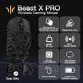 thumbnail image 2 of Ratón para juegos SMACKAPE WLMOUSE Beast X Pro Ultraligero 39g, 2 of 7